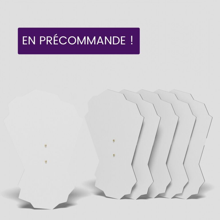 lot de 6 patchs ovale du visage et cou